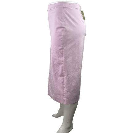 NEW J. Crew Women's Pink High Waisted Fitted Stretch Pencil Straight Skirts 16T