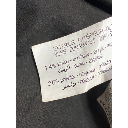 Zara Women's Black Faux Fur Shearling Long Sleeve High Neck Zip Up Coat Jacket S