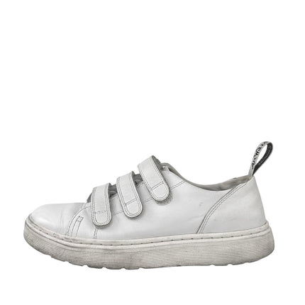 Dr. Martens Dante Strap Women's White Leather Low Top Platform Sneaker Shoes 8