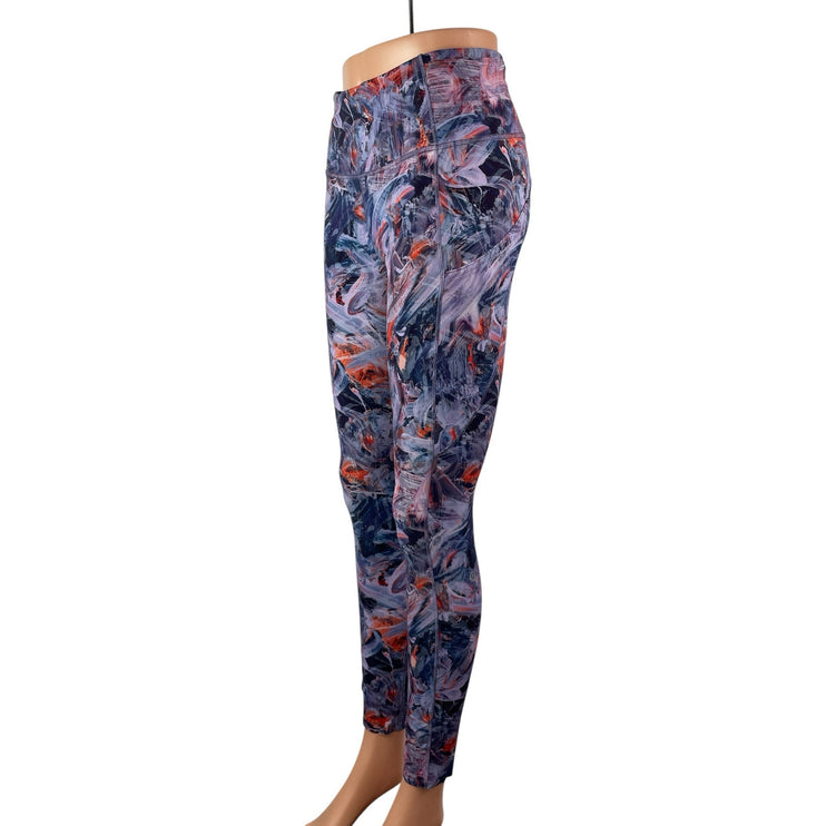 Lululemon Base Pace Abstract Skinny Yoga Athletic Activewear Leggings Pants Sz 6