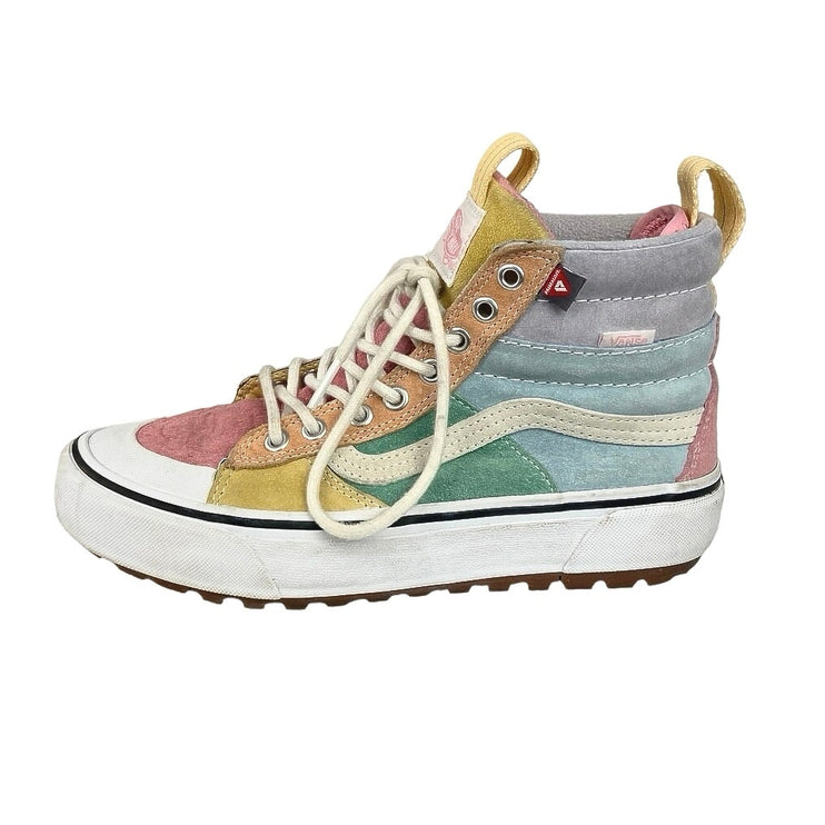 Vans Sk8 Hi MTE 2.0 DX Pastel Rainbow Colorblock High Top Sneakers Shoes Size 8