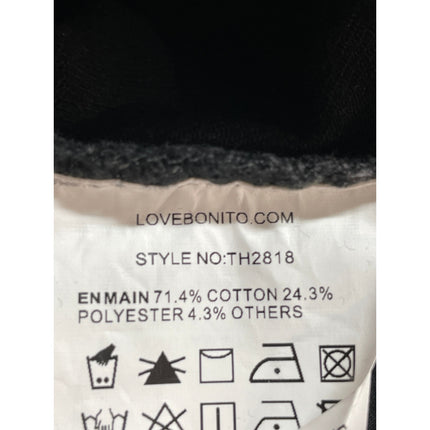 Love Bonito Women's Black High Waisted Loose Straight Leg Denim Jeans Size S