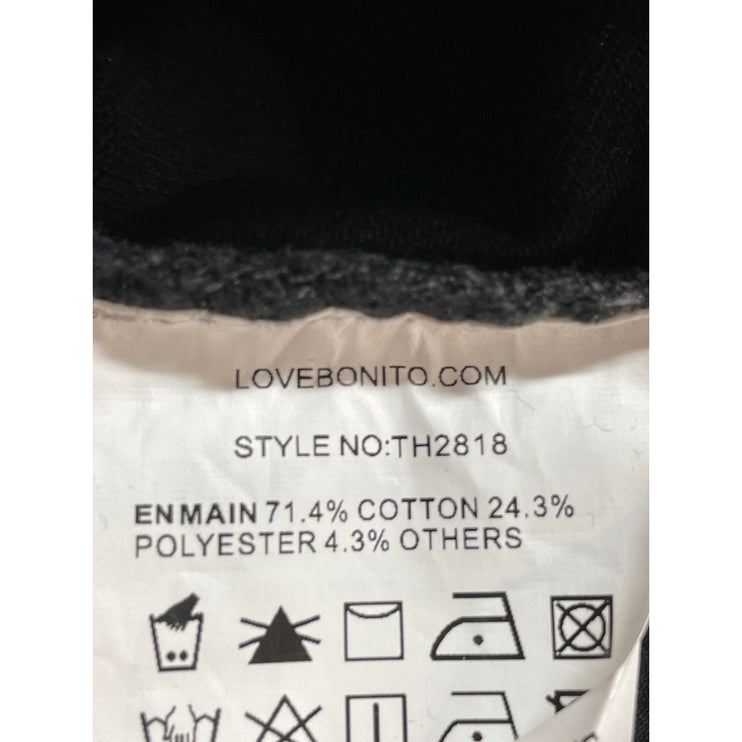 Love Bonito Women's Black High Waisted Loose Straight Leg Denim Jeans Size S