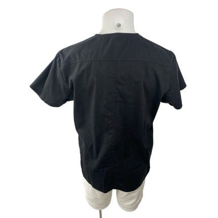 Dickies Men's Black V Neck Short Sleeve Pants Medical Nurse Scrub Set Size M