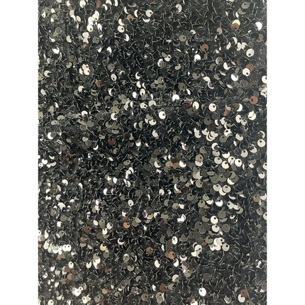 H&M Black Sequin Sparkly Shimmer Part High Waisted Pencil Mini Skirt Size 2