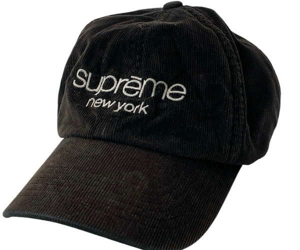 Supreme Unisex Black Corduroy Gore Tex Embroidered Logo Strapback Hat Cap OS GORE-TEX Corduroy Classic Logo 6-Panel - Supreme main image 4