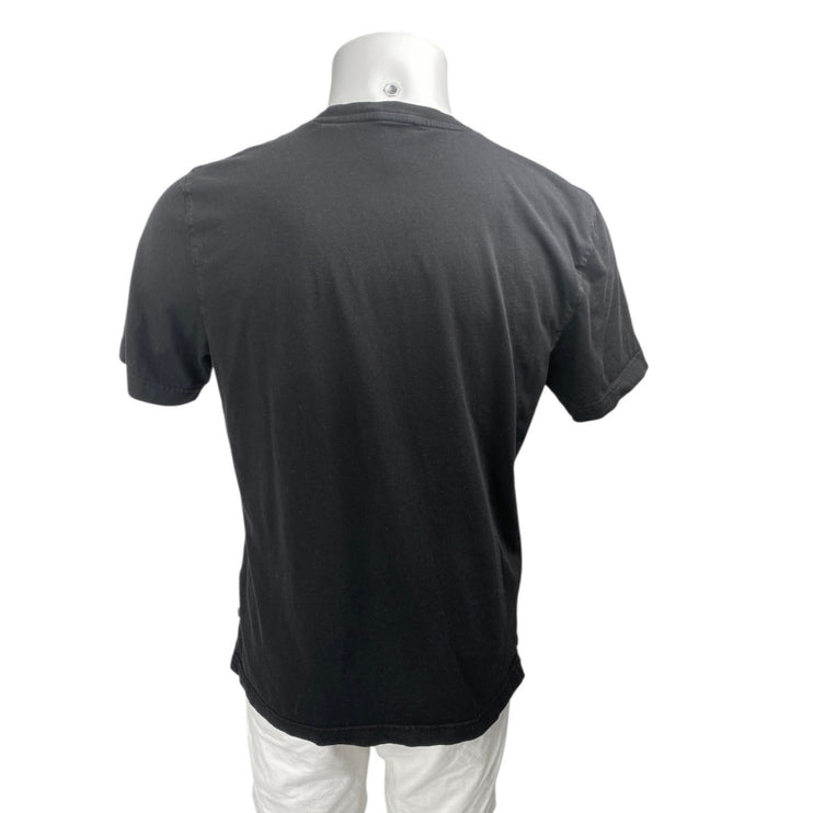 Ted Baker Men's Black Floral Short Sleeve Crew Neck Graphic Tee T-Shirt Top Sz 4