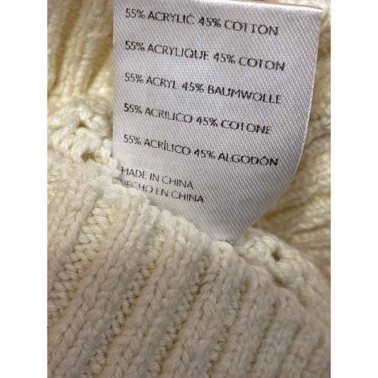 Free People Ethereal Dainty Pointelle Short Sleeve Crop Cardigan Sweater Top XS