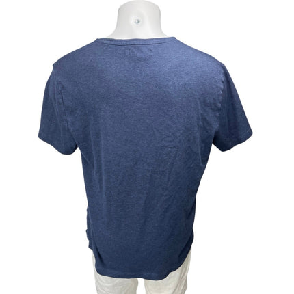 Banana Republic Luxury Touch Men's Blue Short Sleeve Performance T-Shirt Top L