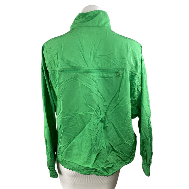 Diane von Furstenberg Target Nylon Packable Anorak Windbreaker Coat Jacket Sz S