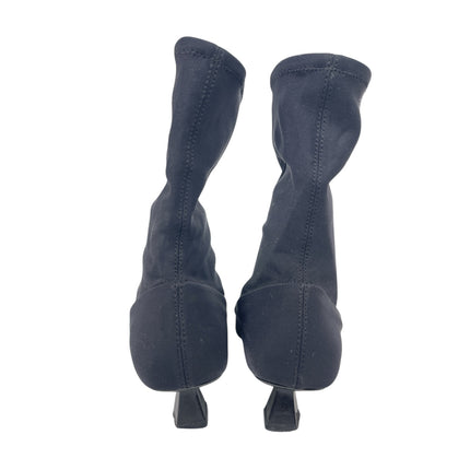 Vagabond Lissie Women's Black Suede Leather Pointed Toe Heeled Sock Boots Sz 5.5