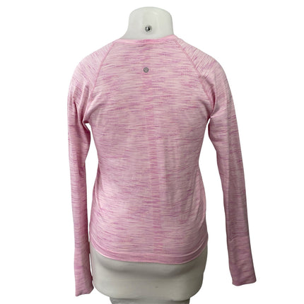Lululemon Swiftly Tech 2.0 Race Pink Long Sleeve Activewear Tee T-Shirt Top 14