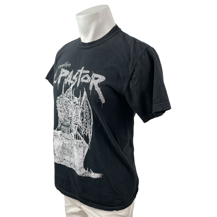 Empellón Al Pastor Demon Trompo Men's Black Graphic Crewneck T Shirt Tee Top M