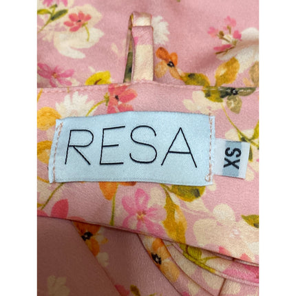 Resa Melly Multicolor Floral Sleeveless Bustier Mini Tank Flare A-Line Dress XS