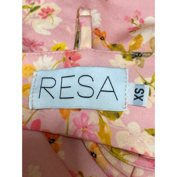 Resa Melly Multicolor Floral Sleeveless Bustier Mini Tank Flare A-Line Dress XS