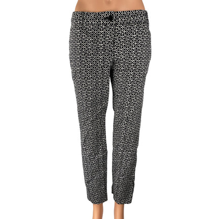 Van Heusen Stretch Women's Geometric High Rise Straight Trousers Dress Pants 4