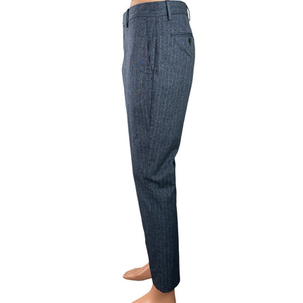 Banana Republic Men's Navy Blue Slim Tapered Leg Trousers Ankle Pants Size 30x32