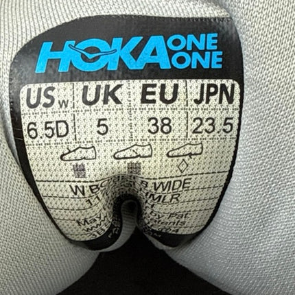 Hoka One One Bondi 8 Women's Gray Lace Up Running Sneaker Shoes Size 6.5