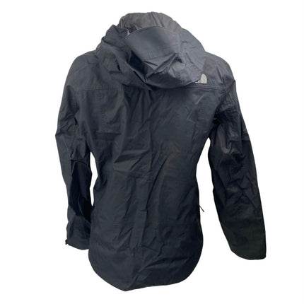 The North Face Women's Black Full Zip Long Sleeve Hooded Windbreaker Jacket Sz S
