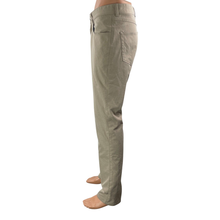 Peter Millar Men's Beige Tan Khaki Mid Rise Straight Trousers Pants Size 32x34