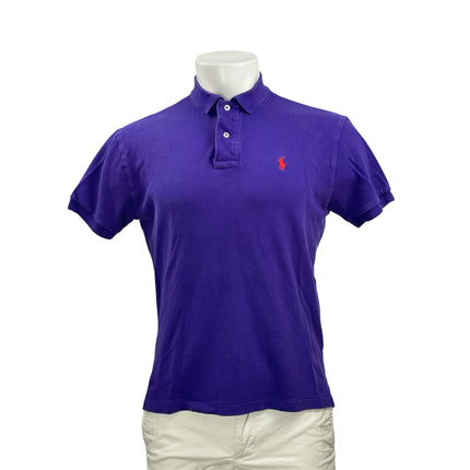 Polo Ralph Lauren Men's Purple Short Sleeve Classic Fit Polo Shirt Top Size S
