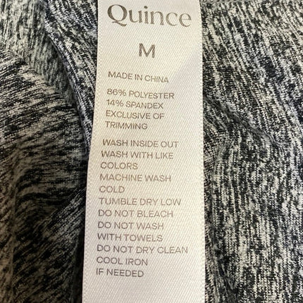 Quince Heather Gray Skinny High Waist Activewear Workout Yoga Leggings Pants M
