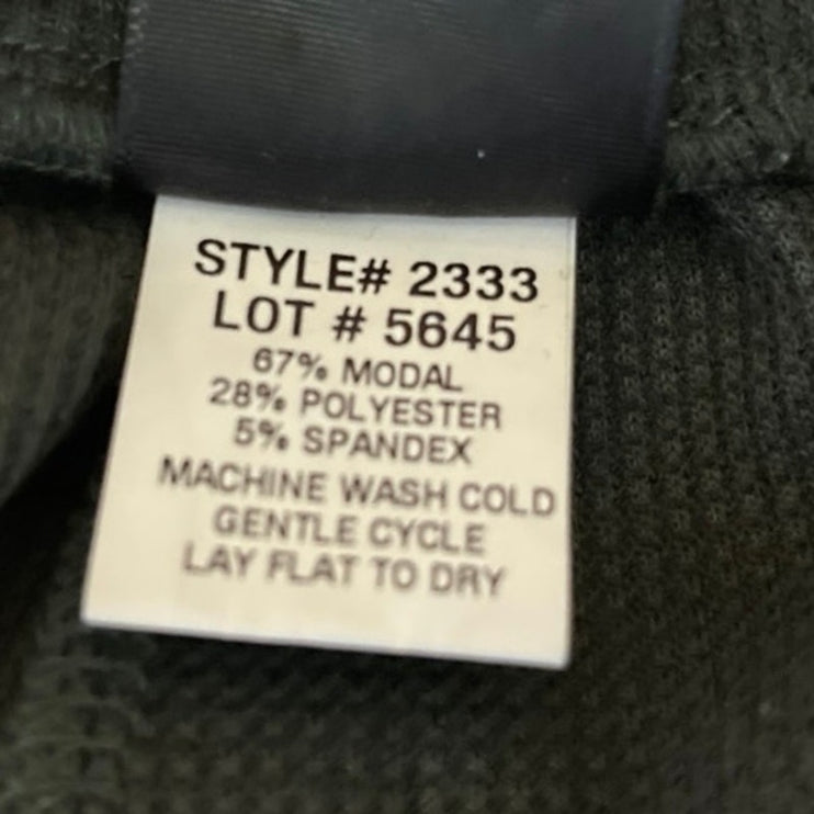 Terez Women's Dark Gray Drawstring Workout Athletic Jogger Sweat Pants Size XS