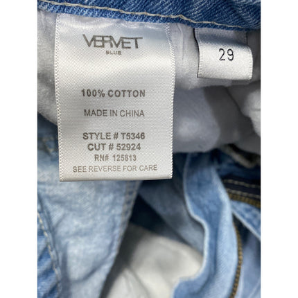 Altar'd State Women's Blue Distressed High Rise Wide Leg Denim Jeans Size 29