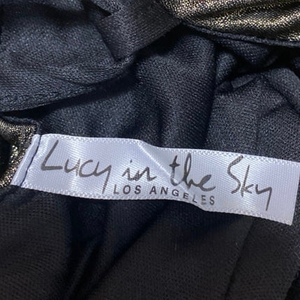Lucy in the Sky Gold Metallic Shimmer Ruched Cami Camisole Mini Bodyco –  Brie