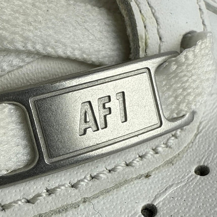 Nike Air Force 1 Low '07 Women's White Lace Up Leather Sneakers Shoes Size 9