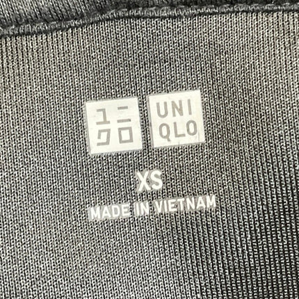 Uniqlo Black Yoga Gym Athletic Activewear Crop Hoodie Sweater Sweatshirt Top XS