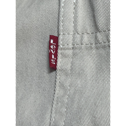 Levi's Mens Beige Tan Khaki Long Sleeve Pocket Button Up Shirt Shacket Jacket XL