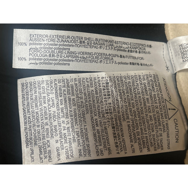 Zara Beige Cream Faux Suede Pleated Zipper Mini Straight A-Line Skirt Size S