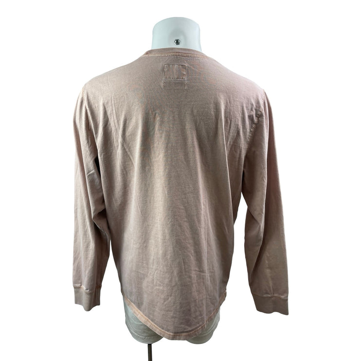Goodfellow & Co Men's Beige Long Sleeve Pocket Sweater Sweatshirt T-Shirt Top XL
