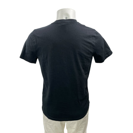 ALLSAINTS Men's Black Short Sleeves Crew Neck Graphic Basic Tee T-shirt Top Sz S