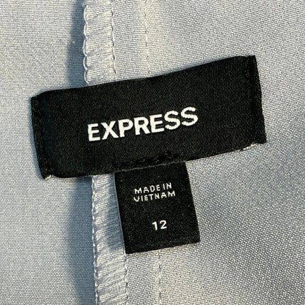 EXPRESS Women's Gray Sleeveless Button Front Vest Top & Mini Skirt Sets Size M