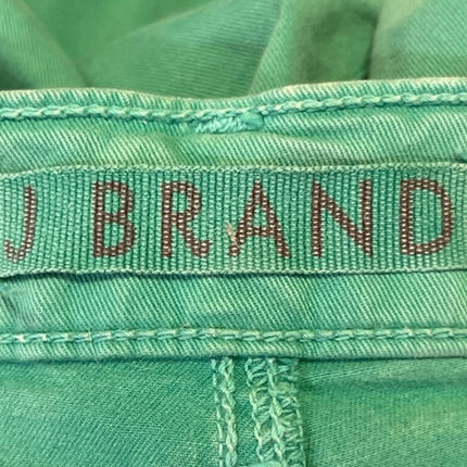 J Brand Saint Tropez Teal Green Mid Rise Skinny Stretch Trousers Jeans Pants 27