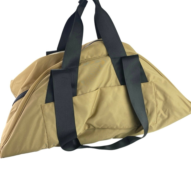 Vooray Studio Women's Camel Beige Zipper Yoga Mat Holder Fitness Gym Duffel Bag