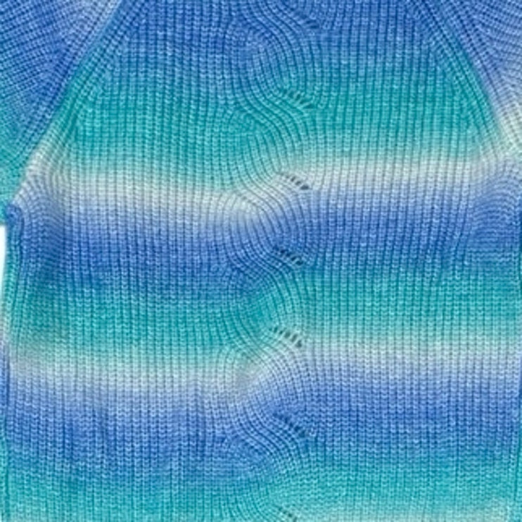 Trendstitch Kids Multicolor Tie Dye Rib Knit Long Sleeve Crew Neck Sweater Top 9