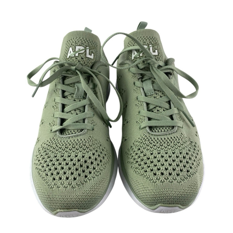 APL Athletic Propulsion Labs TechLoom Pro Green Low Top Running Sneakers Shoes 8