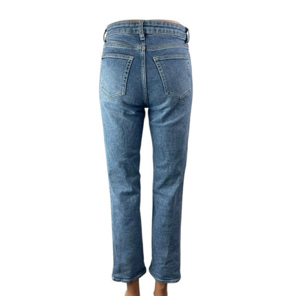 COS Women's Blue Slim Straight Ankle Medium Wash High Rise Denim Jeans Size 25