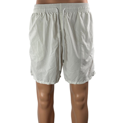 Vilebrequin Men's White Drawstring Mid Rise Swim Trunks Board Shorts Size XL
