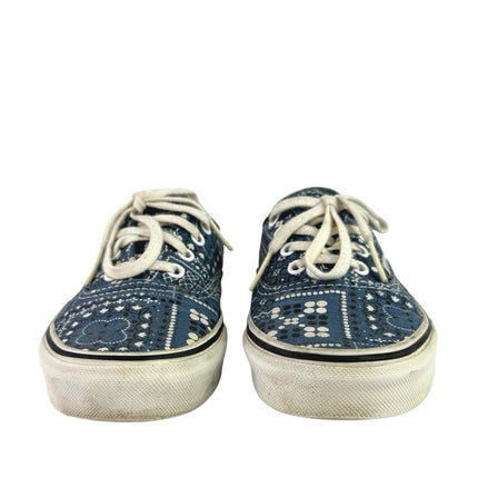 Vans Doren Blue Paisley Low Top Lace Up Casual Sneakers Shoes Mens 5 Womens 6.5