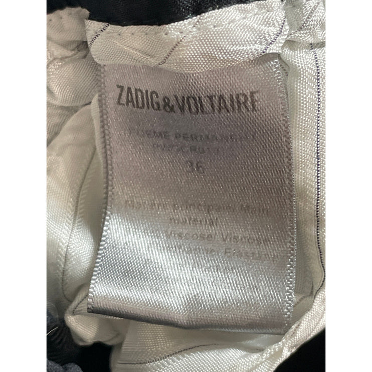 Zadig & Voltaire Mid Rise Yoga Athletic Activewear Track Trousers Sweat Pants 36