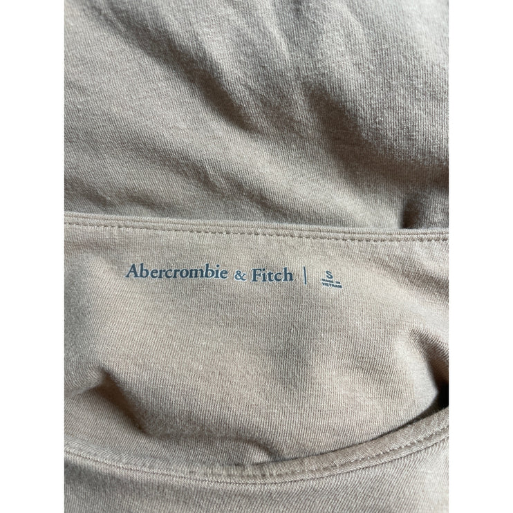 Abercrombie & Fitch Soft Matte Seamless Long Sleeve Crew Neck Bodysuit Top Sz S
