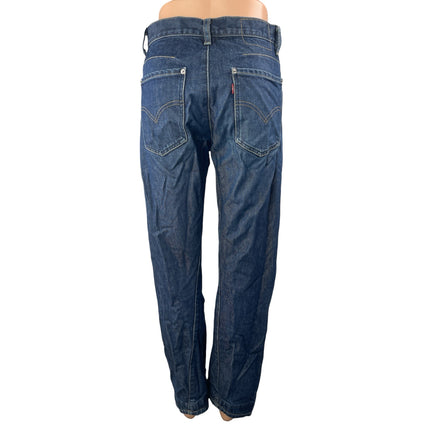 Levi's Women's Blue High Waisted Straight Wide Leg Denim Jeans Pants Size 29