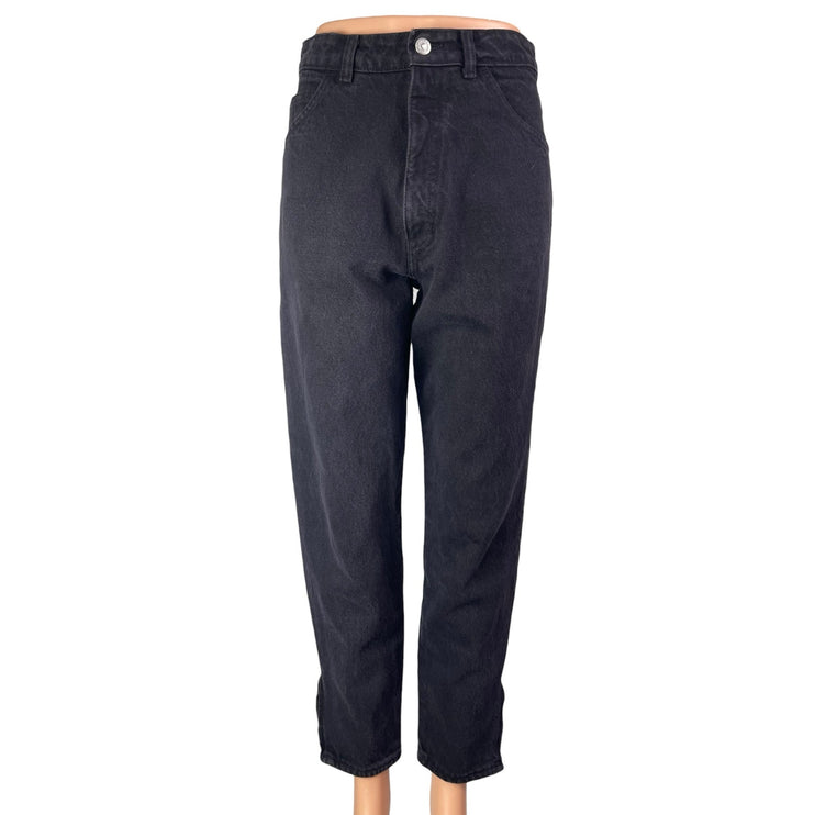 Gap The Work Force Black High Waisted Straight Skinny Denim Jeans Pants Size 10