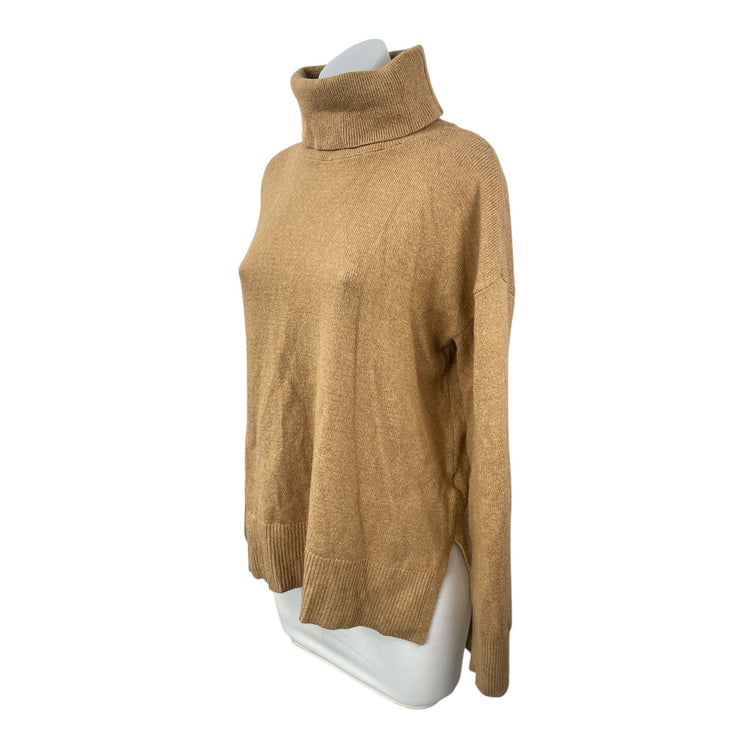 Banana Republic Women's Tan Brown Turtle Neck Long Sleeve Sweater Top Size XS