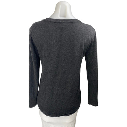 J.Crew Women's Black Crewneck Long Sleeve Pullover Knit Sweatshirt Sweater Top M