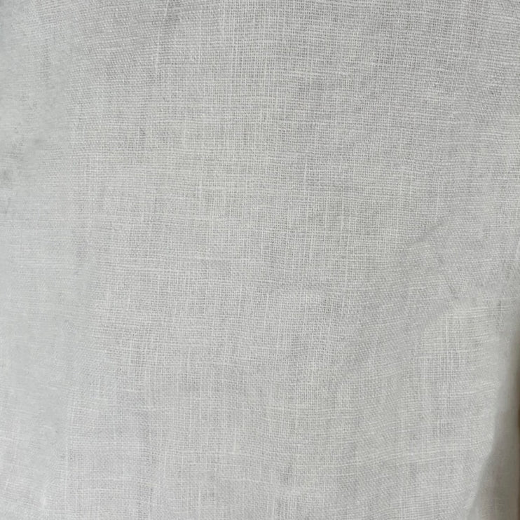 Glassons 100% Linen White Pleated High Rise Casual Lounge Summer Beach Shorts 8